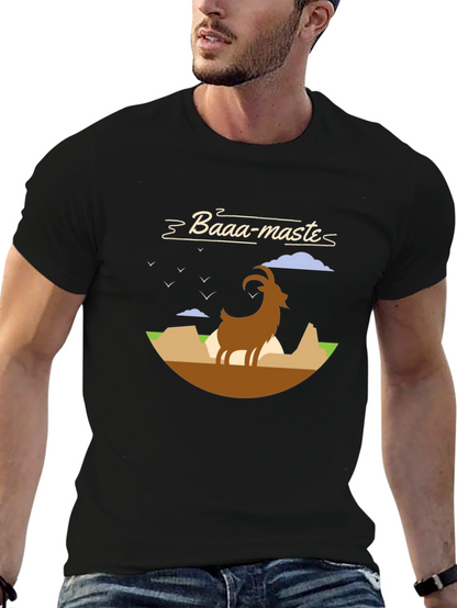 Baaa-maste Goat Graphic T-Shirt