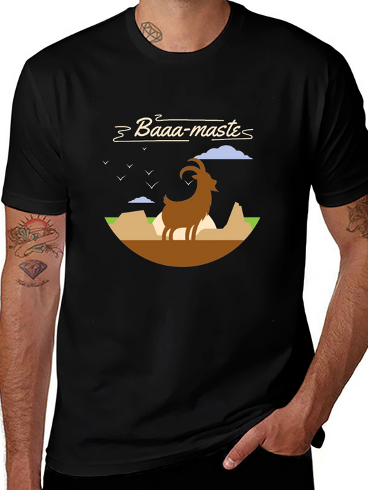 Baaa-maste Goat Graphic T-Shirt