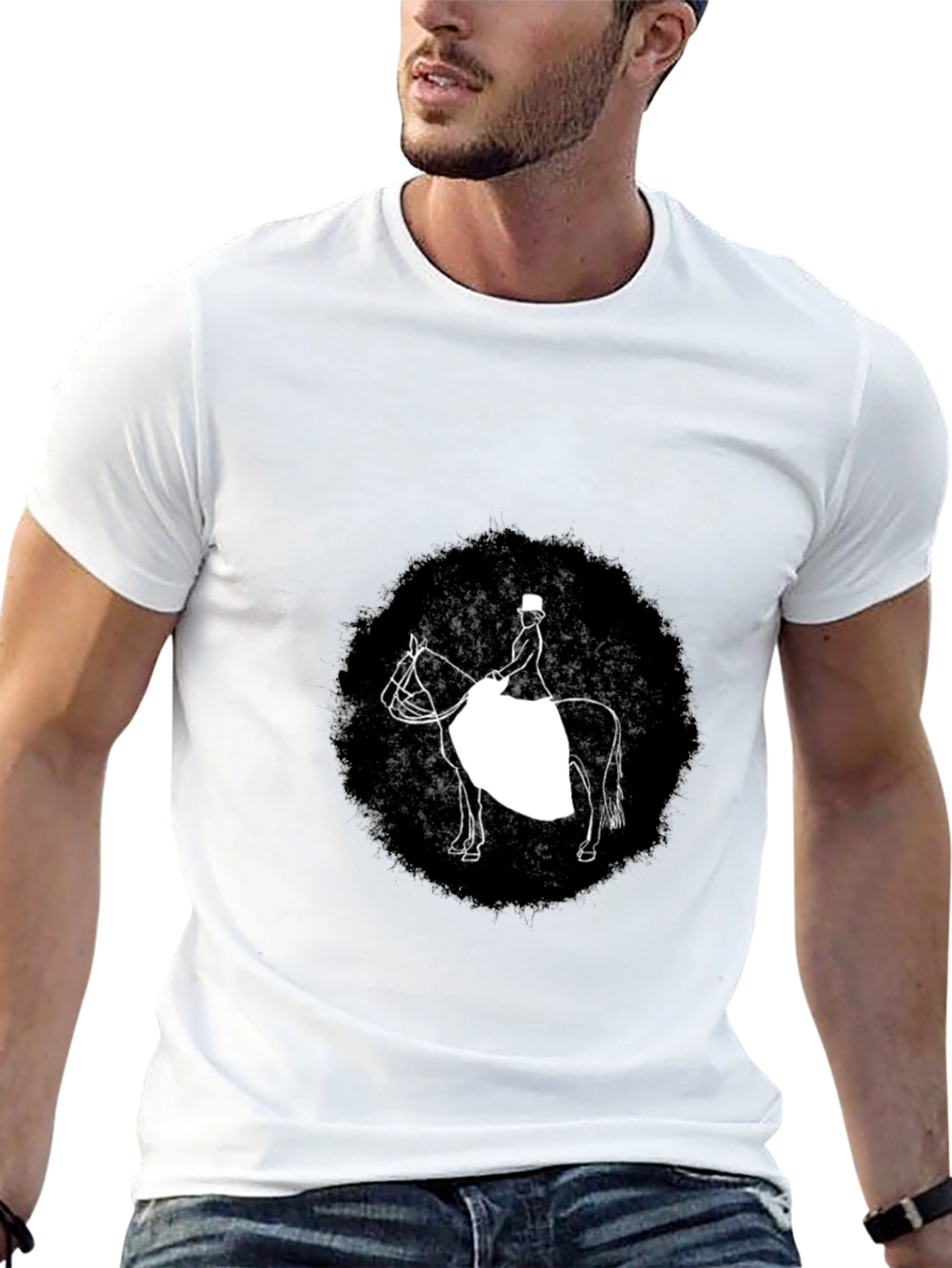 Equestrian Black T-Shirt