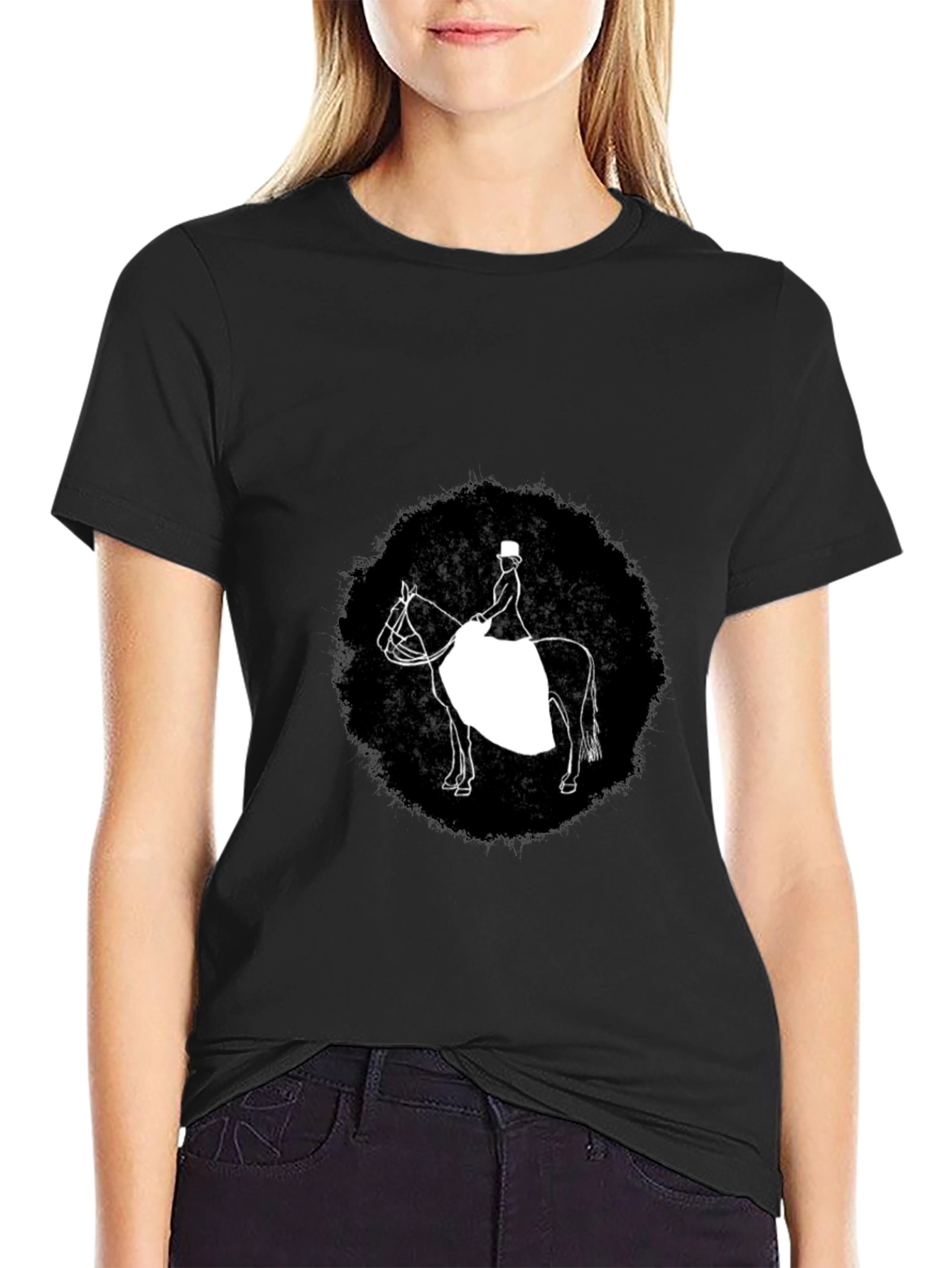 Equestrian Black T-Shirt