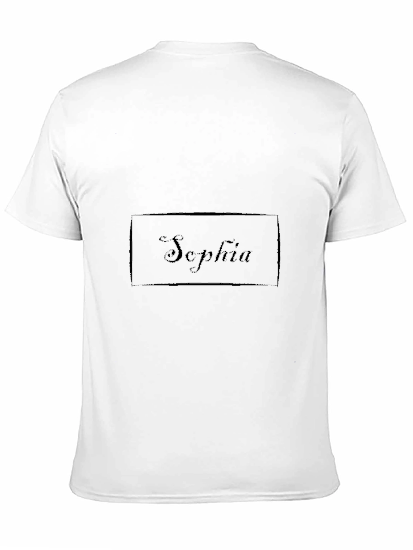 Personalized Sophia T-Shirt - Black