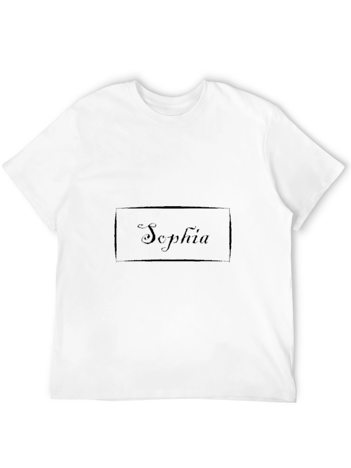 Personalized Sophia T-Shirt - Black