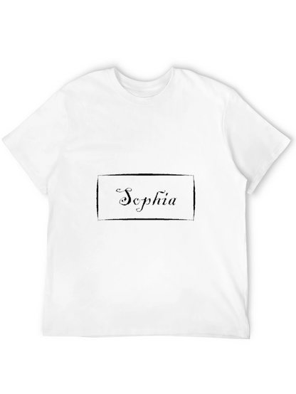 Personalized Sophia T-Shirt - Black