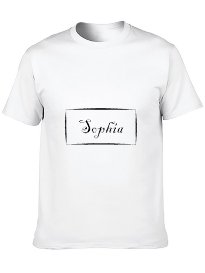 Personalized Sophia T-Shirt - Black