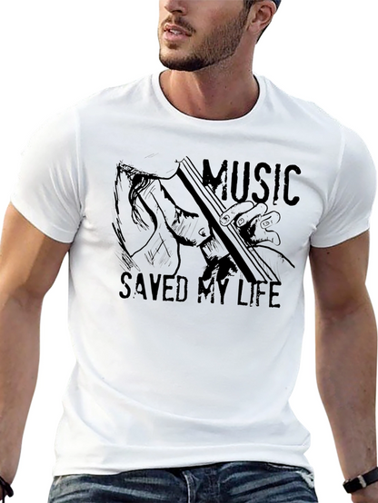 Music Saved My Life Graphic T-Shirt