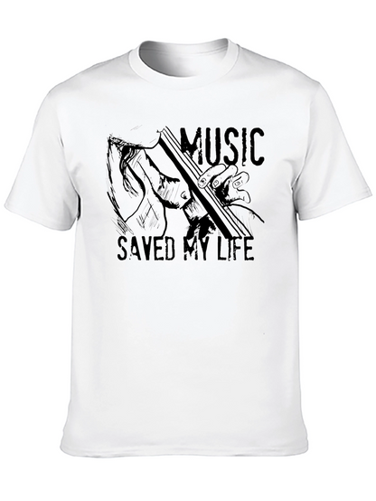 Music Saved My Life Graphic T-Shirt