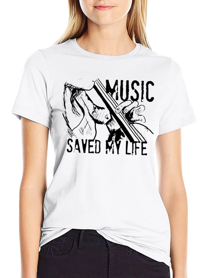 Music Saved My Life Graphic T-Shirt