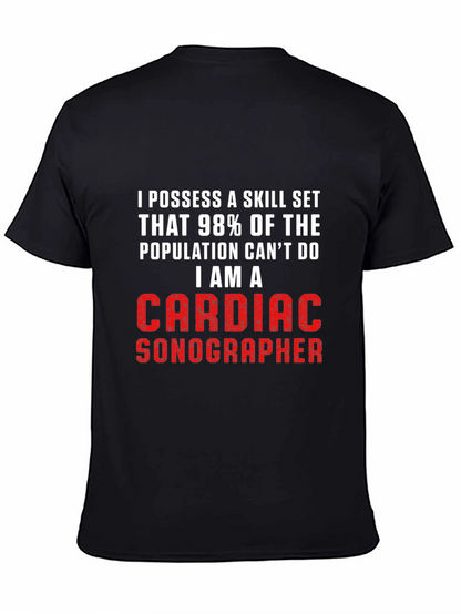 Cardiac Sonographer T-Shirt - Skill Set Pride!