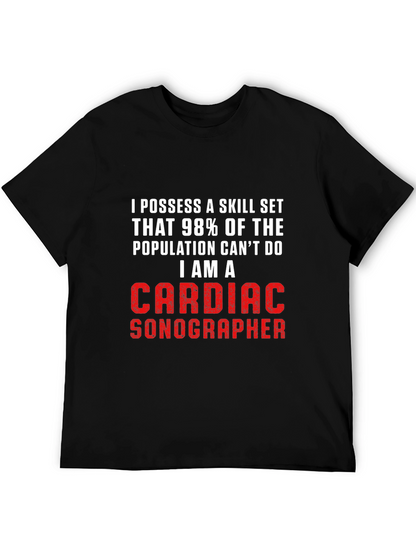 Cardiac Sonographer T-Shirt - Skill Set Pride!