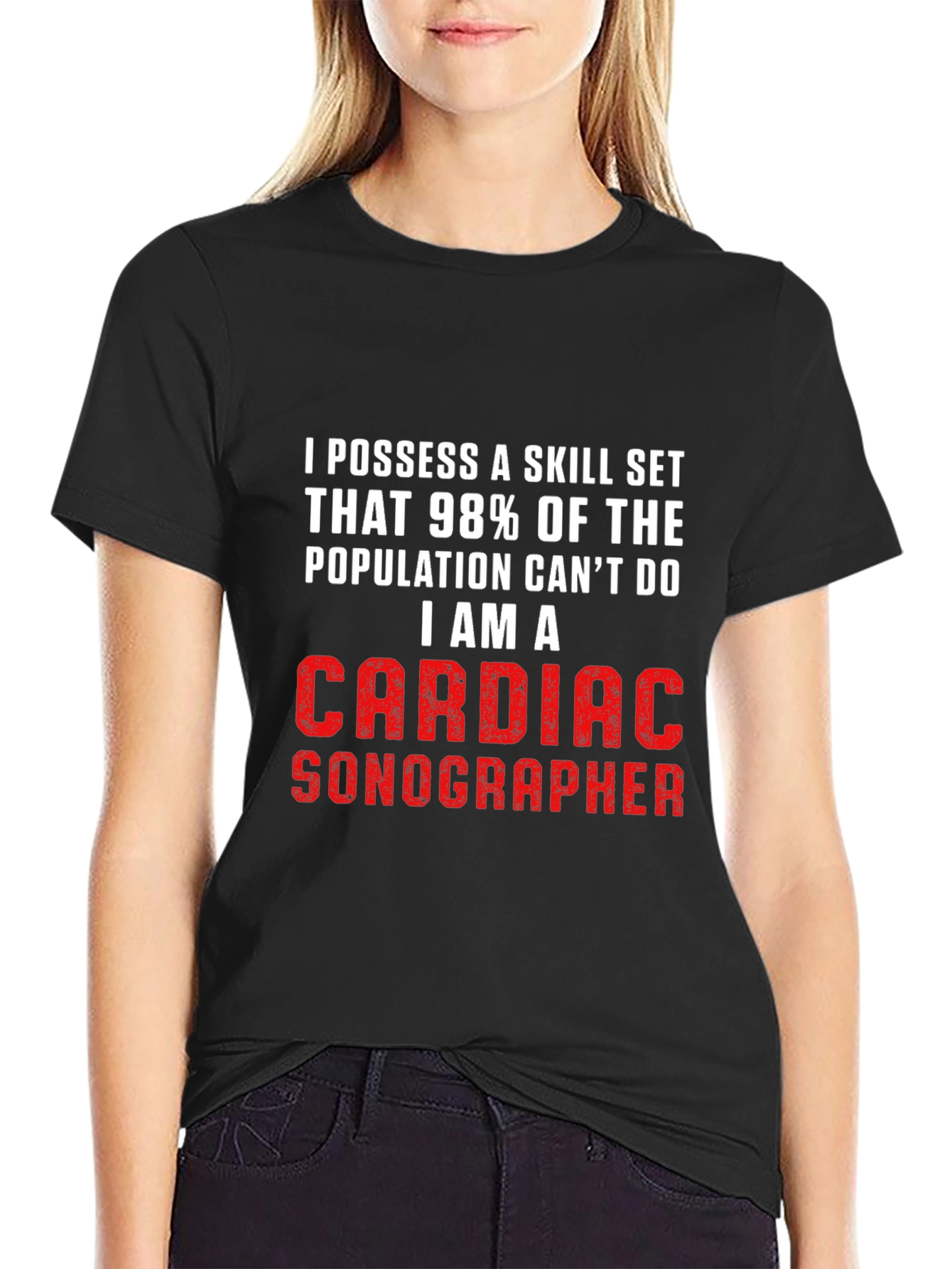 Cardiac Sonographer T-Shirt - Skill Set Pride!