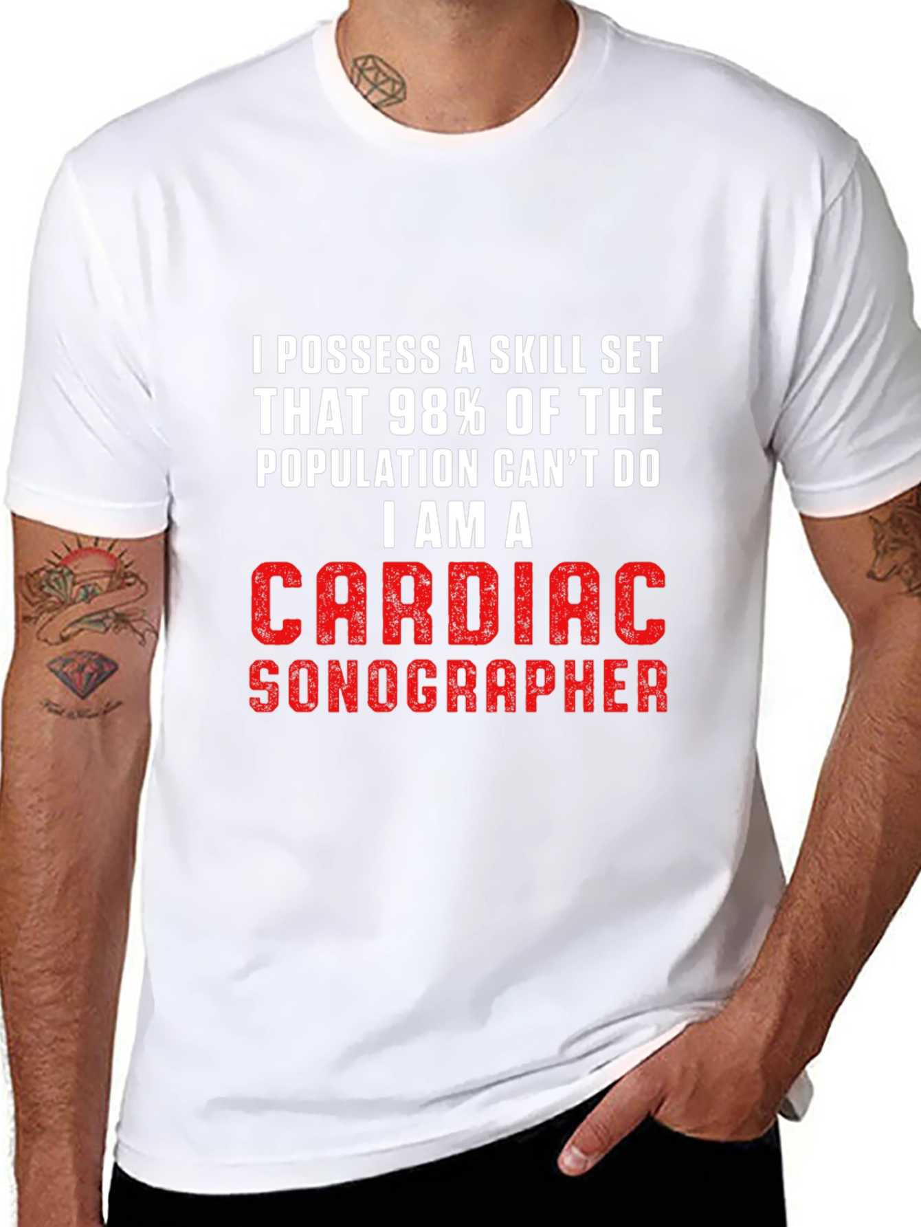 Cardiac Sonographer T-Shirt - Skill Set Pride!