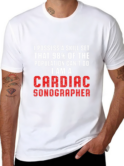 Cardiac Sonographer T-Shirt - Skill Set Pride!