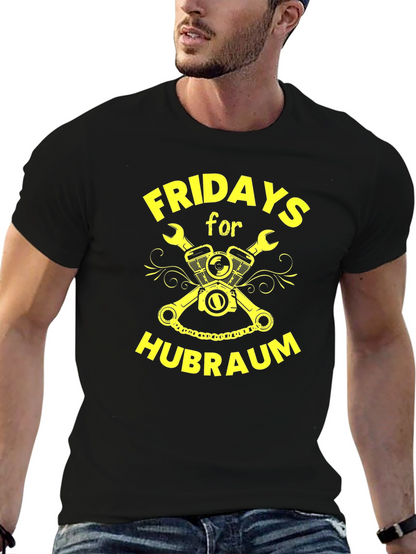 Fridays for Hubraum Black T-Shirt