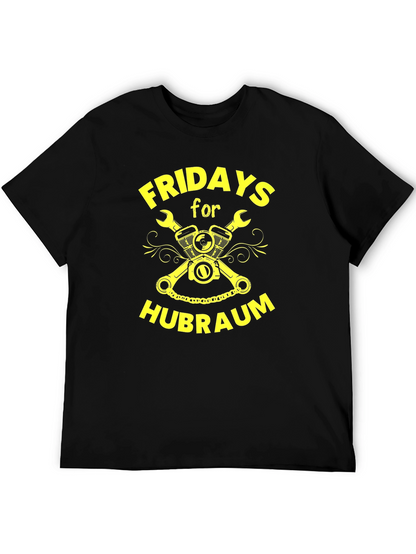Fridays for Hubraum Black T-Shirt