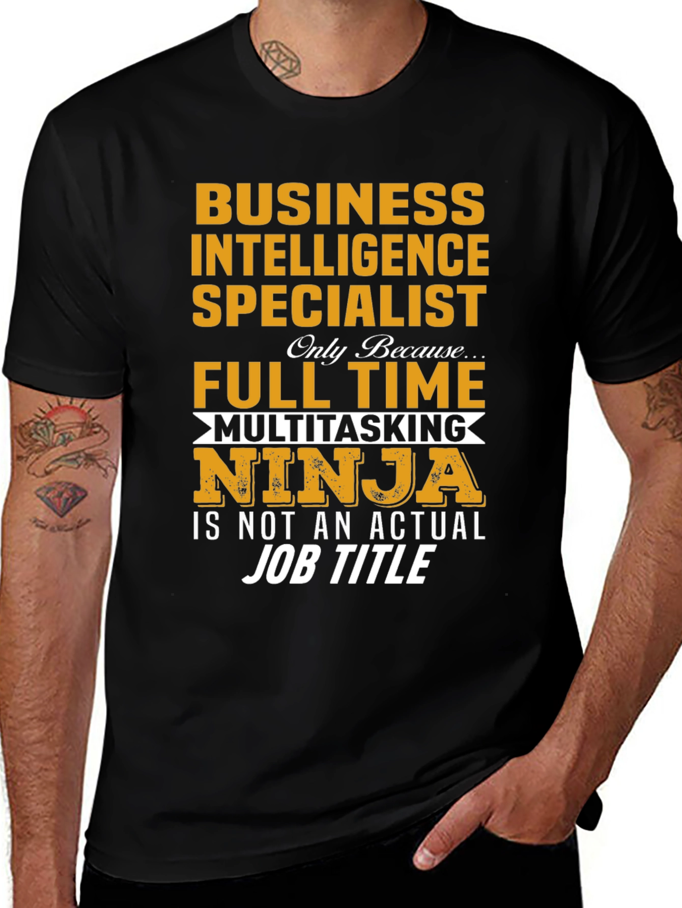 Business Intelligence Specialist Ninja T-Shirt