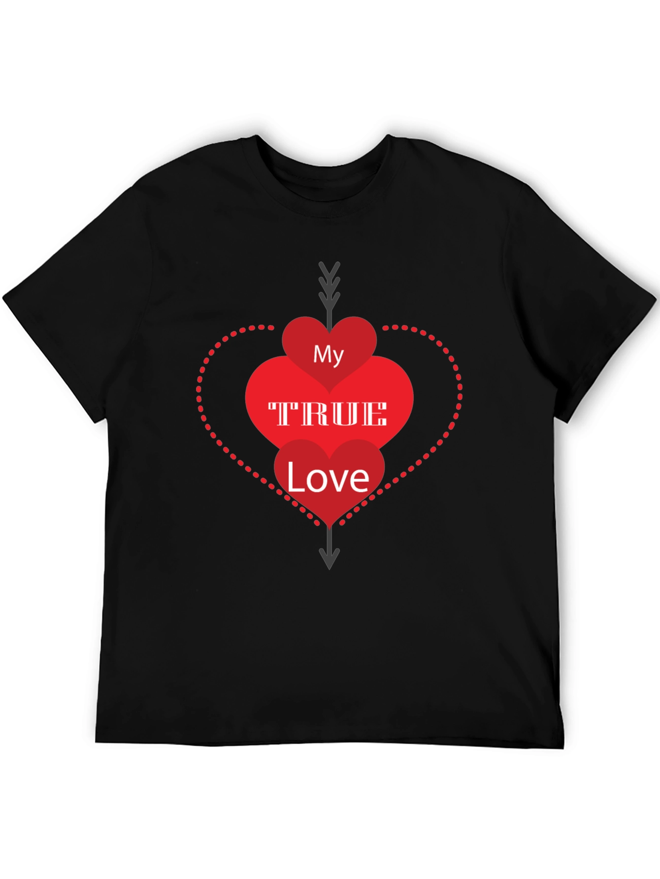 My True Love Graphic Tee - Black