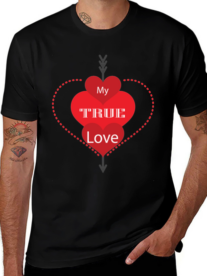 My True Love Graphic Tee - Black