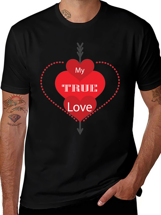 My True Love Graphic Tee - Black