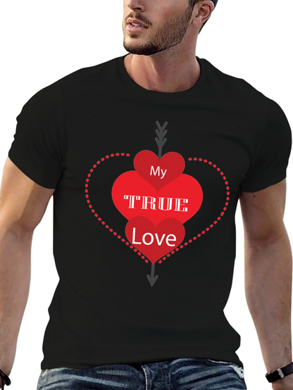 My True Love Graphic Tee - Black