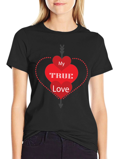 My True Love Graphic Tee - Black
