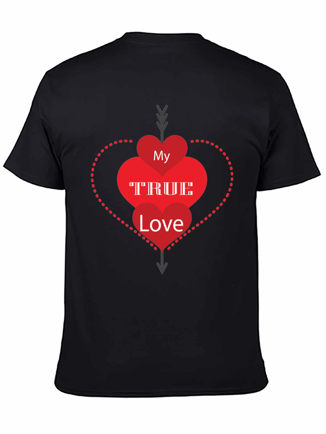 My True Love Graphic Tee - Black