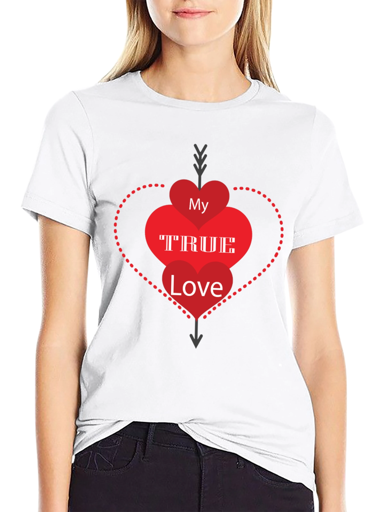 My True Love Graphic Tee - Black