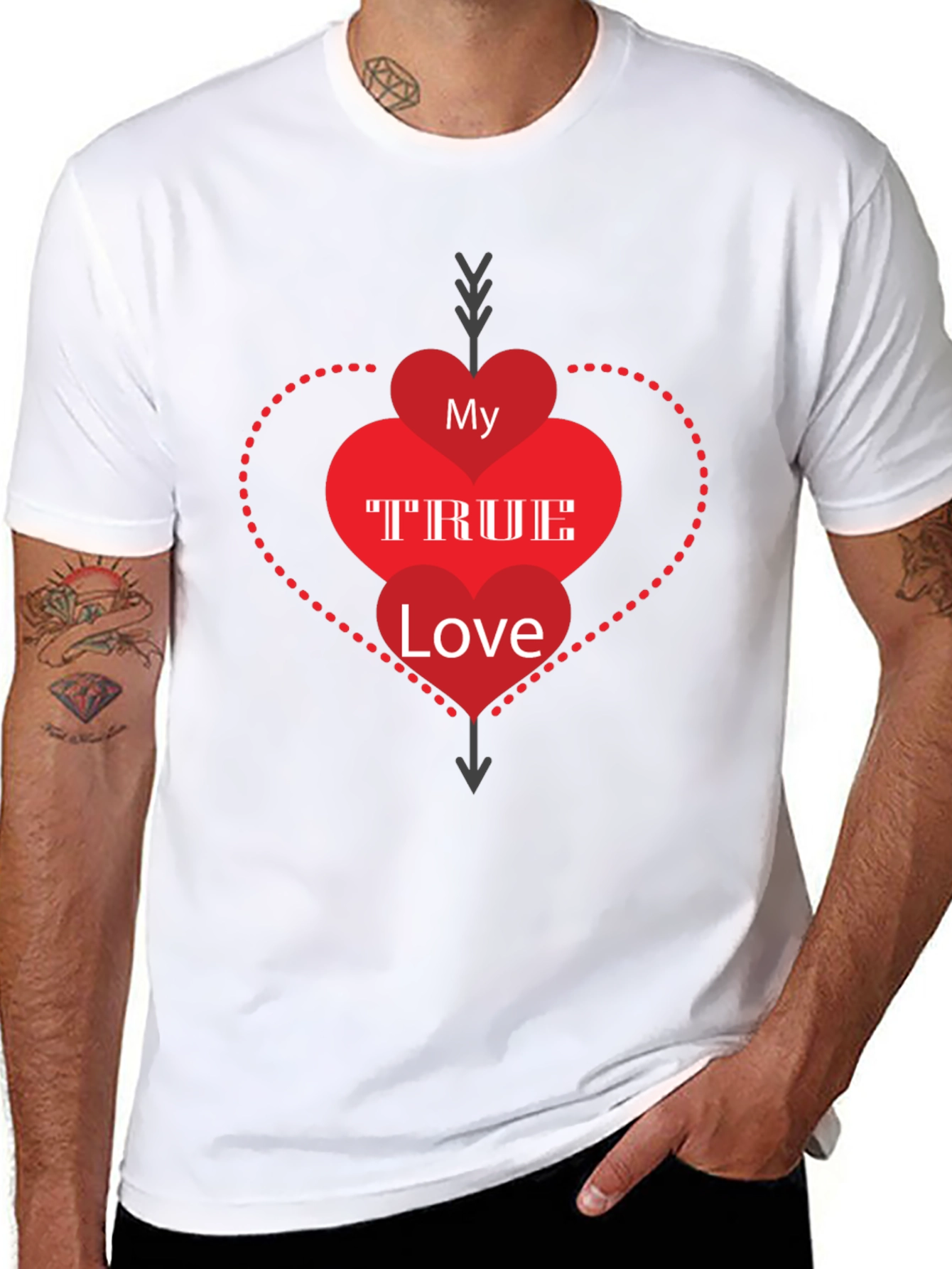 My True Love Graphic Tee - Black
