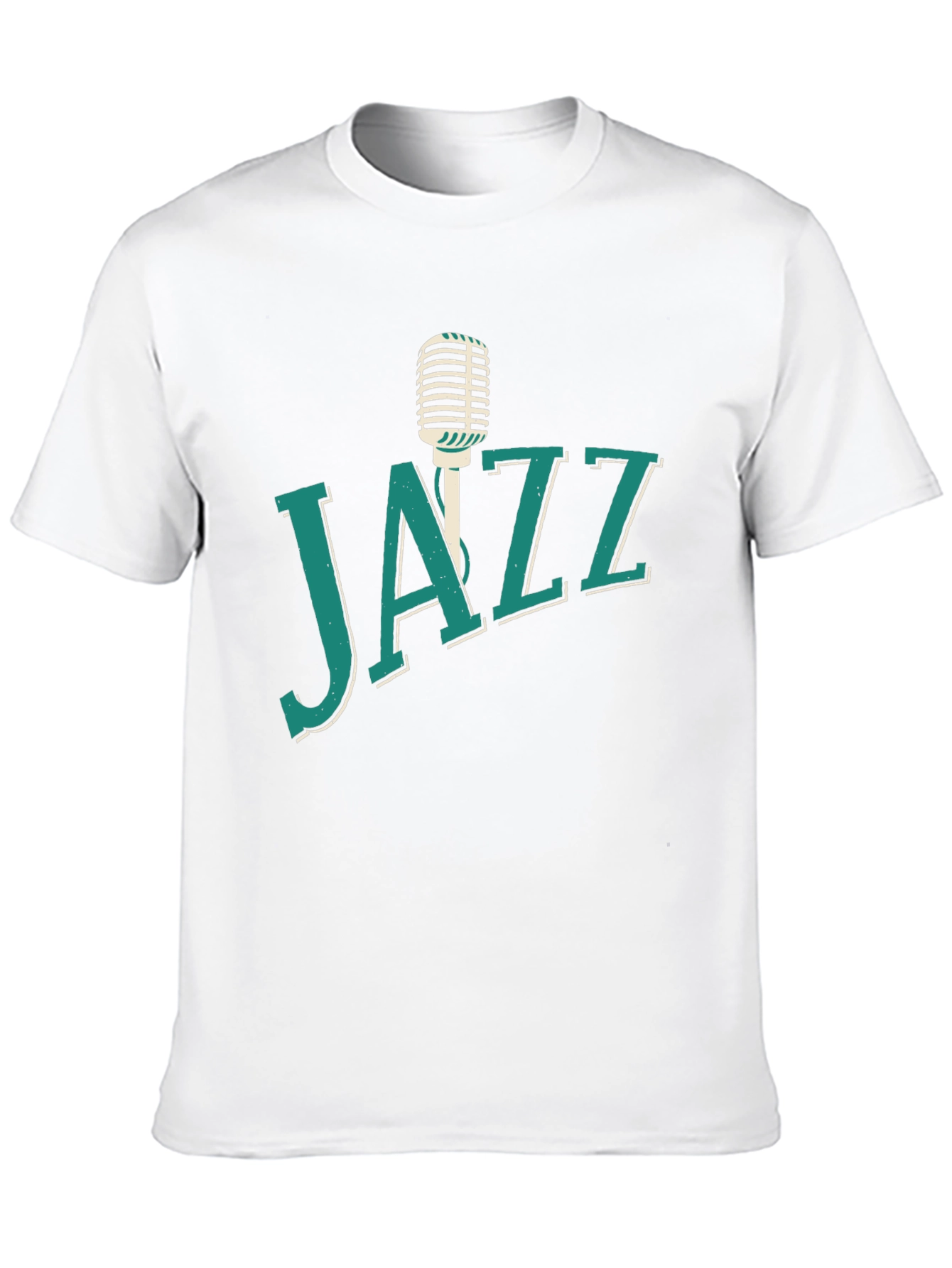 Jazz Music T-Shirt Microphone Graphic