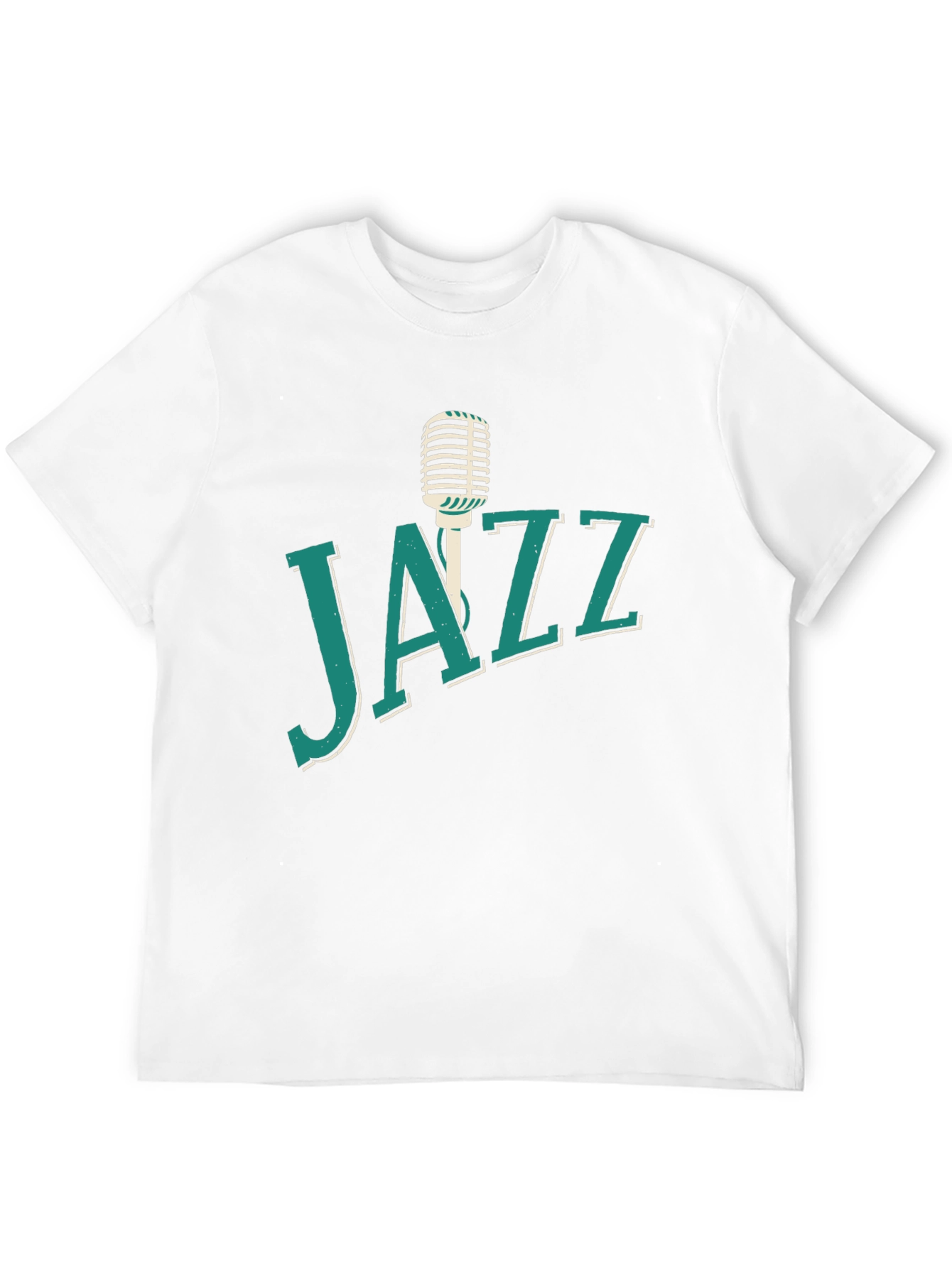 Jazz Music T-Shirt Microphone Graphic