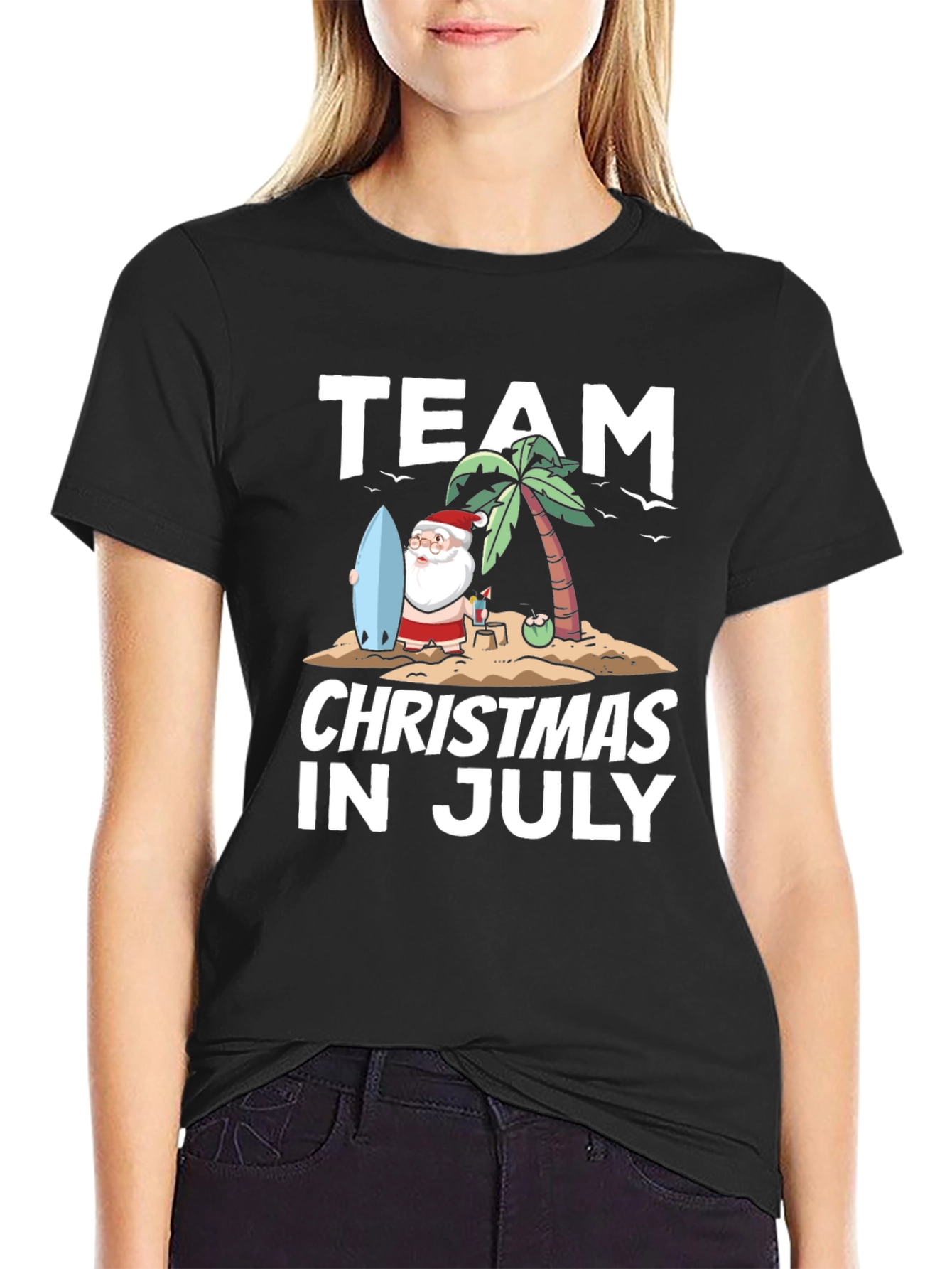 Christmas in July T-Shirt: Santa Vacation Tee