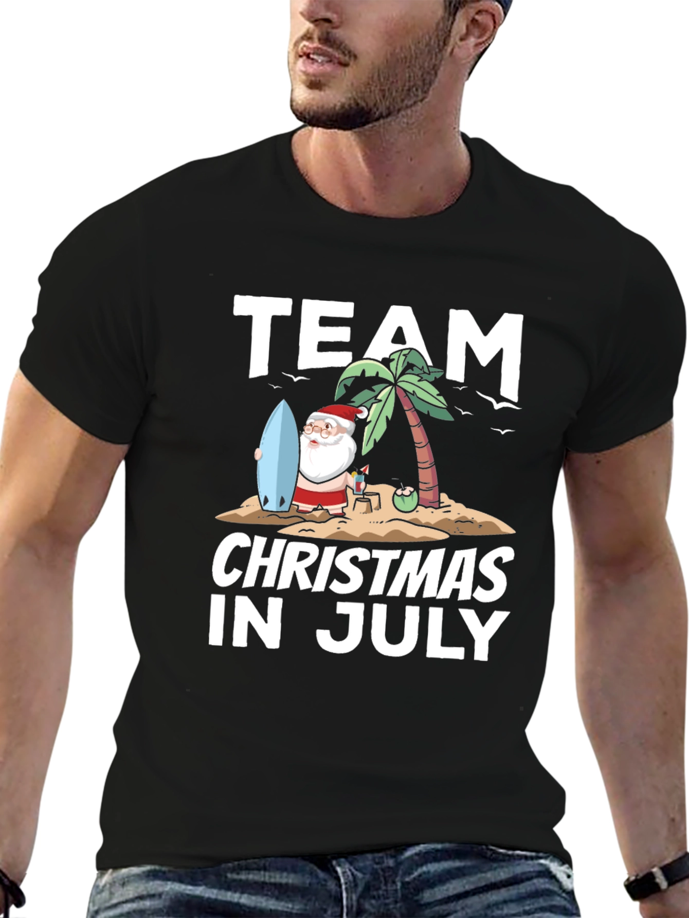 Christmas in July T-Shirt: Santa Vacation Tee