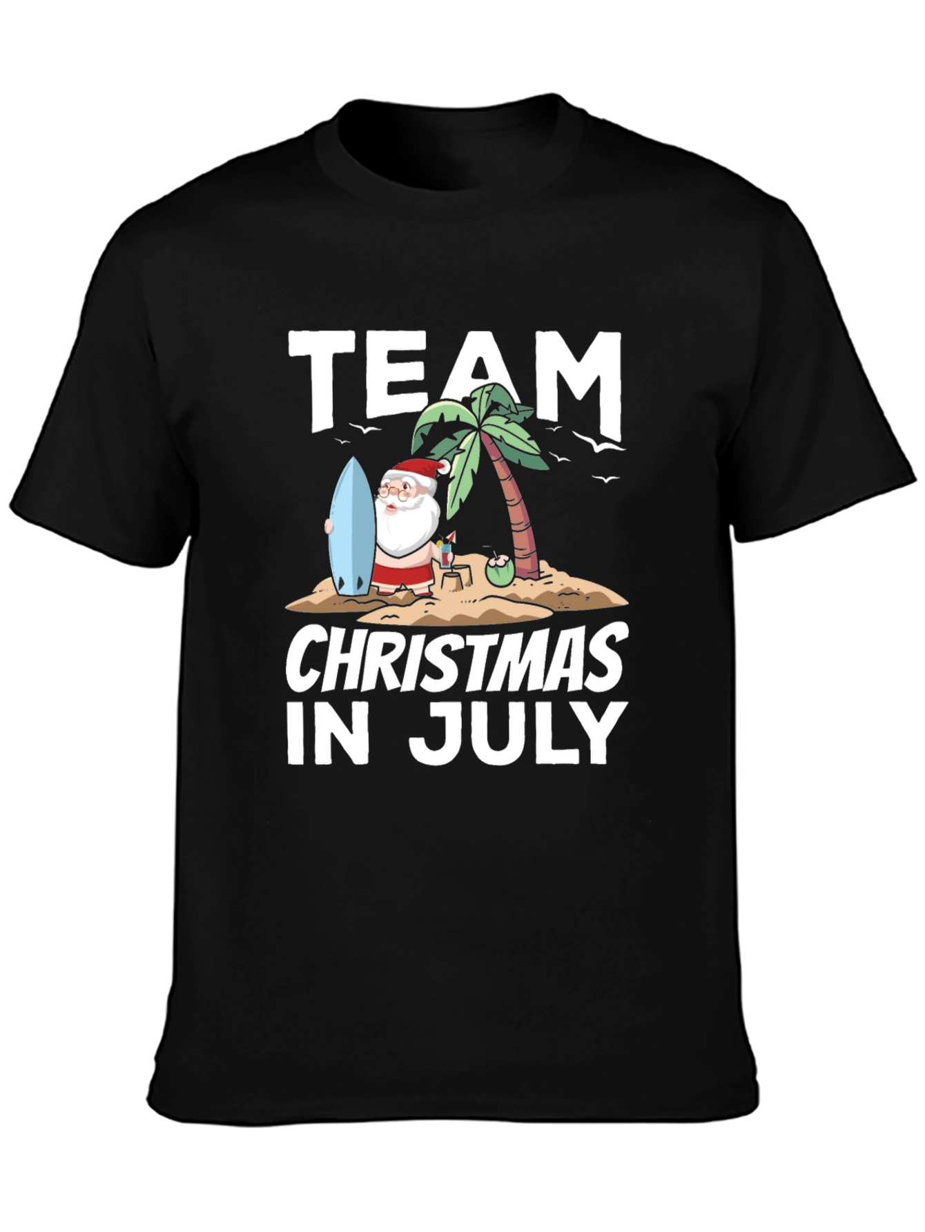 Christmas in July T-Shirt: Santa Vacation Tee