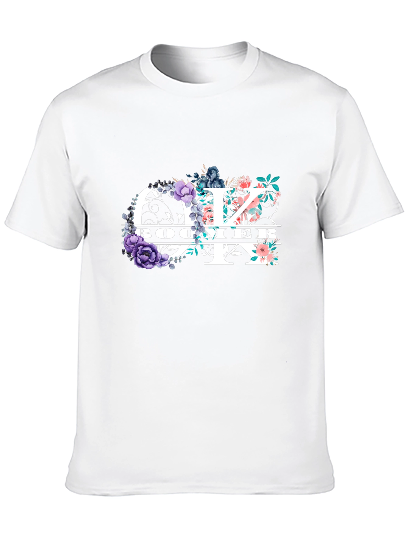 Floral Boomer T-Shirt - Stylish & Unique