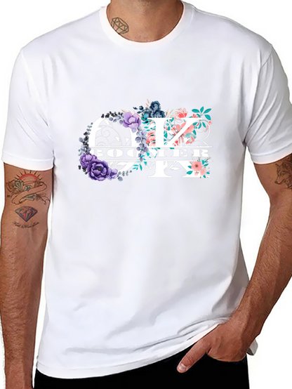 Floral Boomer T-Shirt - Stylish & Unique