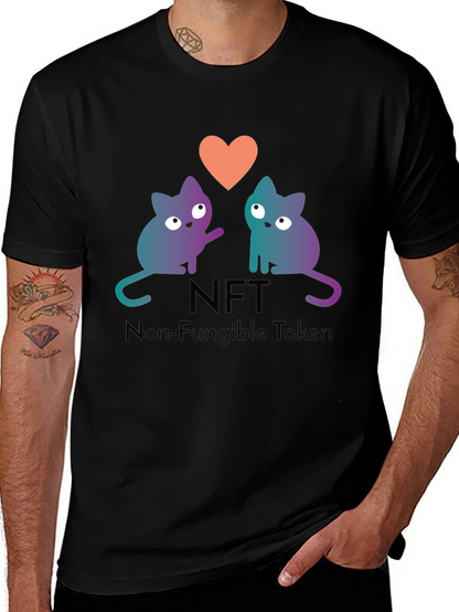 NFT Cat Lover T-Shirt - Non-Fungible Token Tee