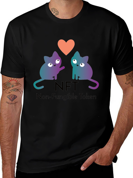 NFT Cat Lover T-Shirt - Non-Fungible Token Tee