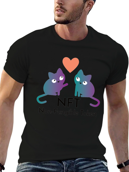 NFT Cat Lover T-Shirt - Non-Fungible Token Tee