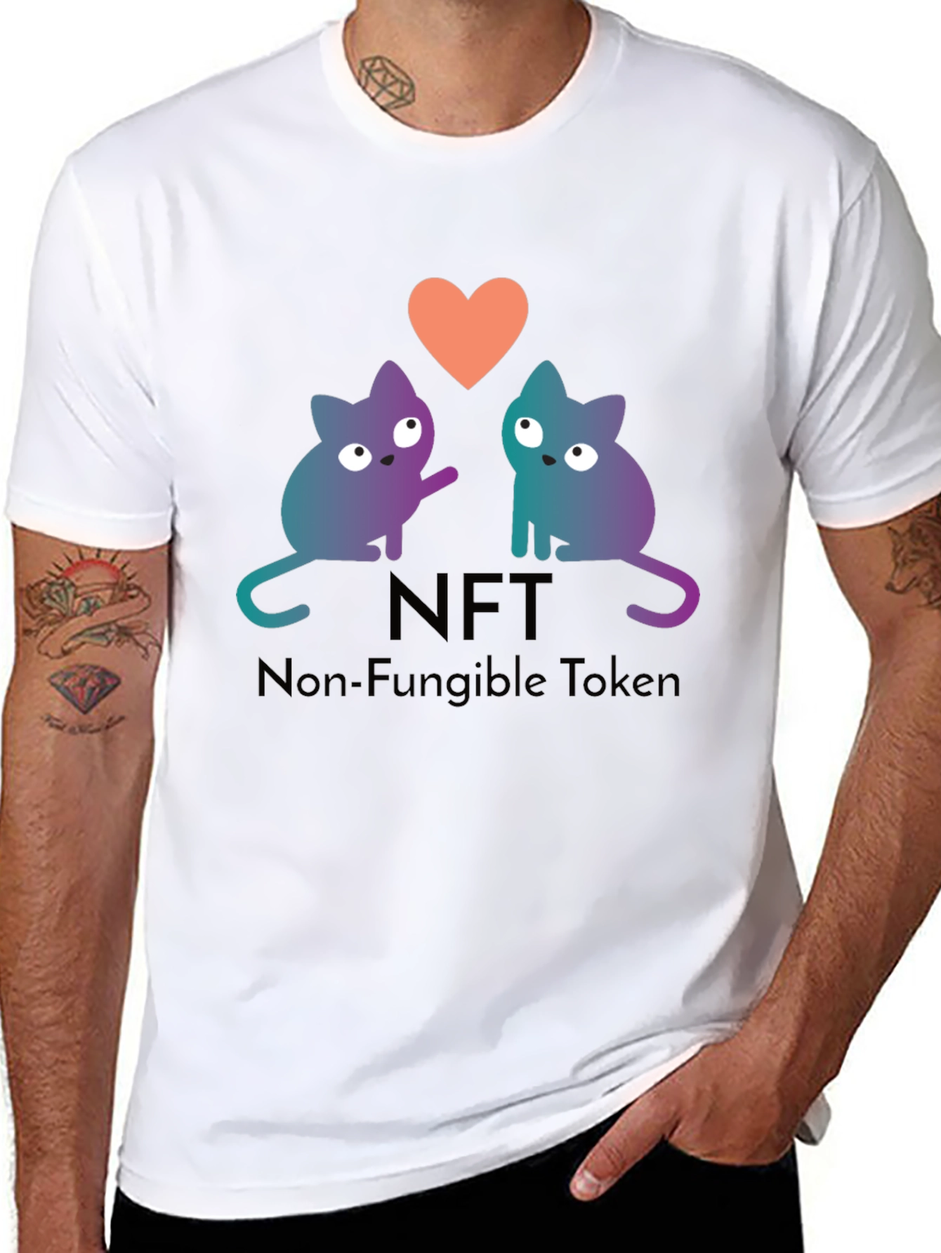 NFT Cat Lover T-Shirt - Non-Fungible Token Tee