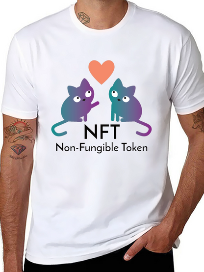 NFT Cat Lover T-Shirt - Non-Fungible Token Tee