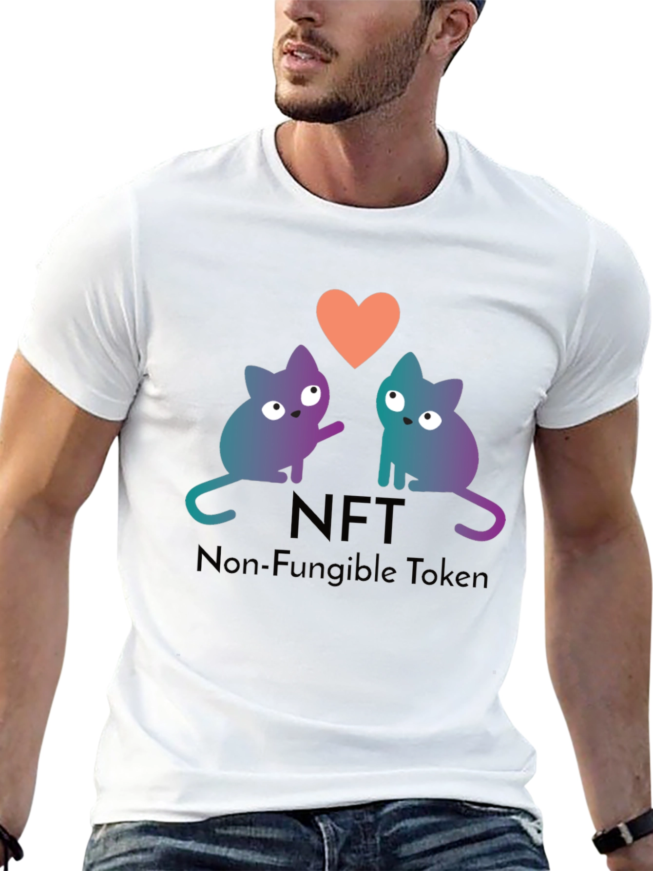 NFT Cat Lover T-Shirt - Non-Fungible Token Tee
