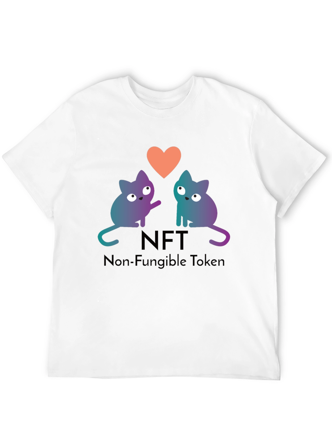 NFT Cat Lover T-Shirt - Non-Fungible Token Tee