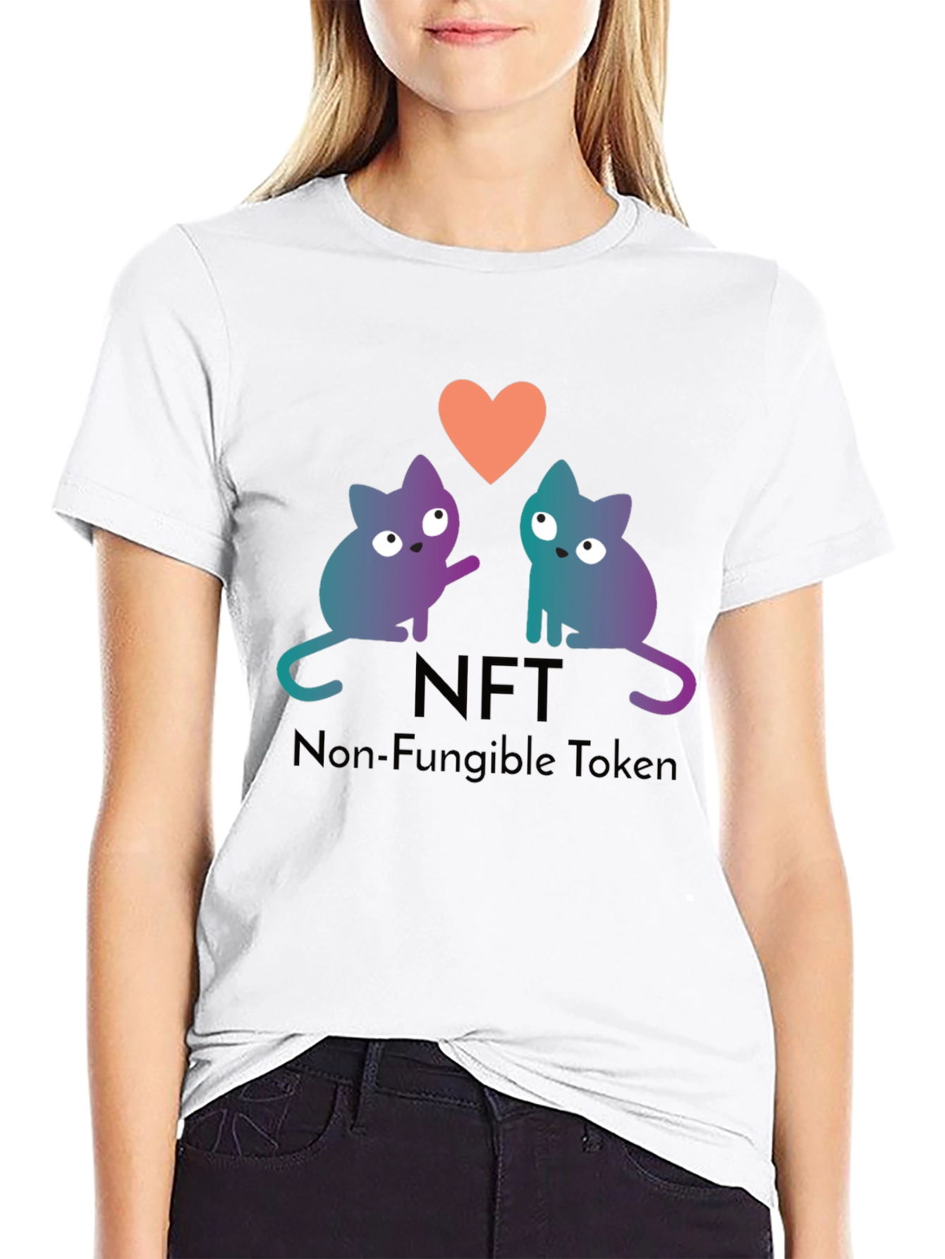 NFT Cat Lover T-Shirt - Non-Fungible Token Tee