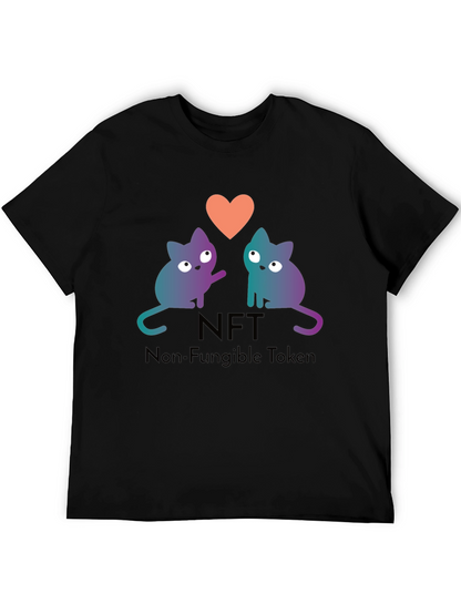 NFT Cat Lover T-Shirt - Non-Fungible Token Tee