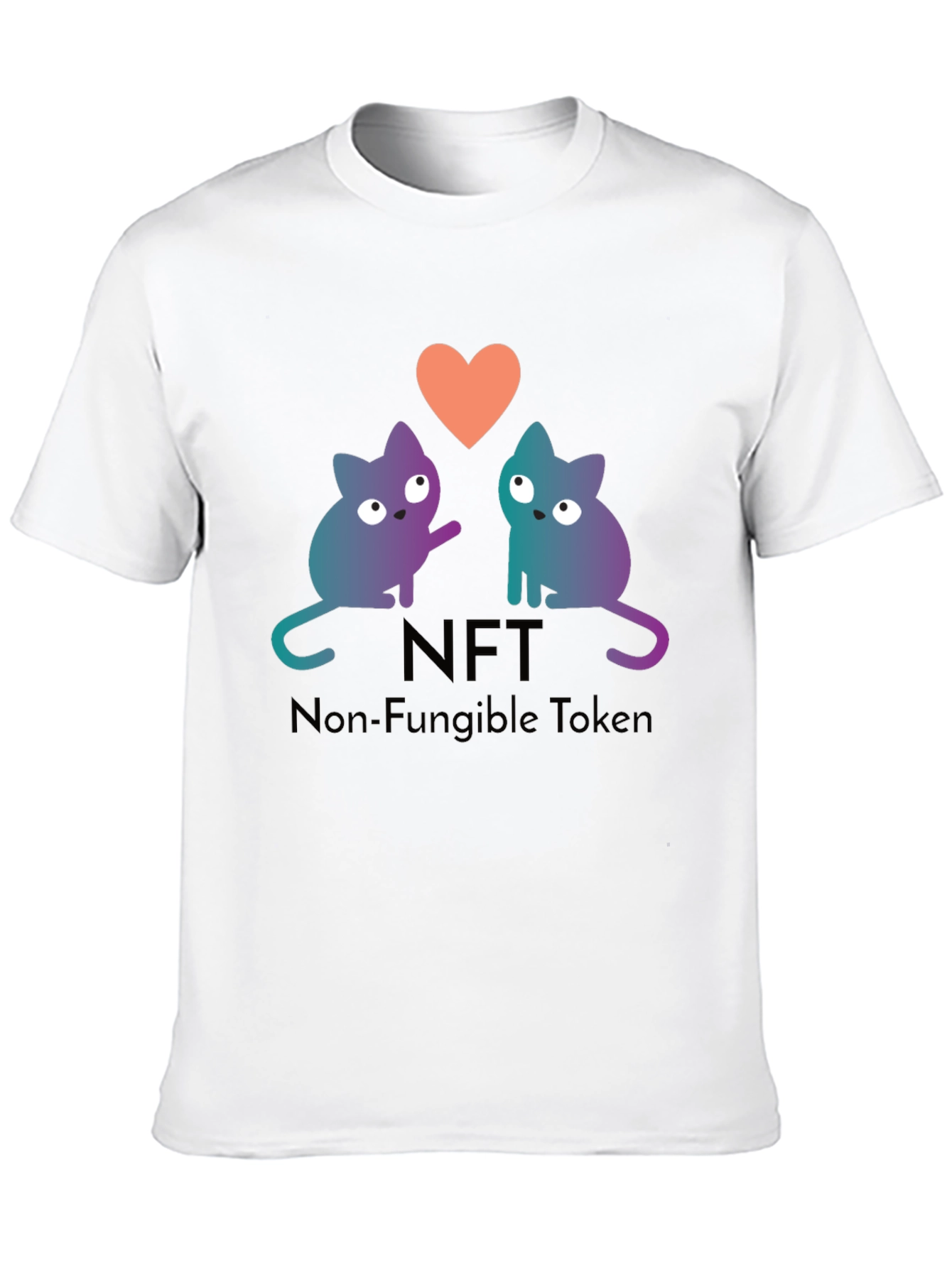 NFT Cat Lover T-Shirt - Non-Fungible Token Tee