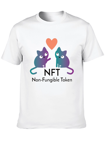 NFT Cat Lover T-Shirt - Non-Fungible Token Tee