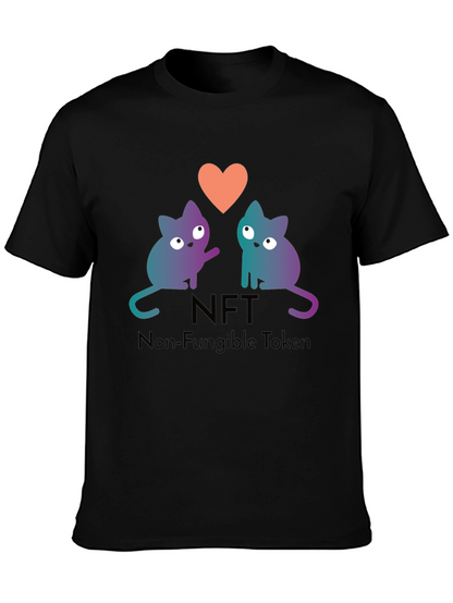 NFT Cat Lover T-Shirt - Non-Fungible Token Tee