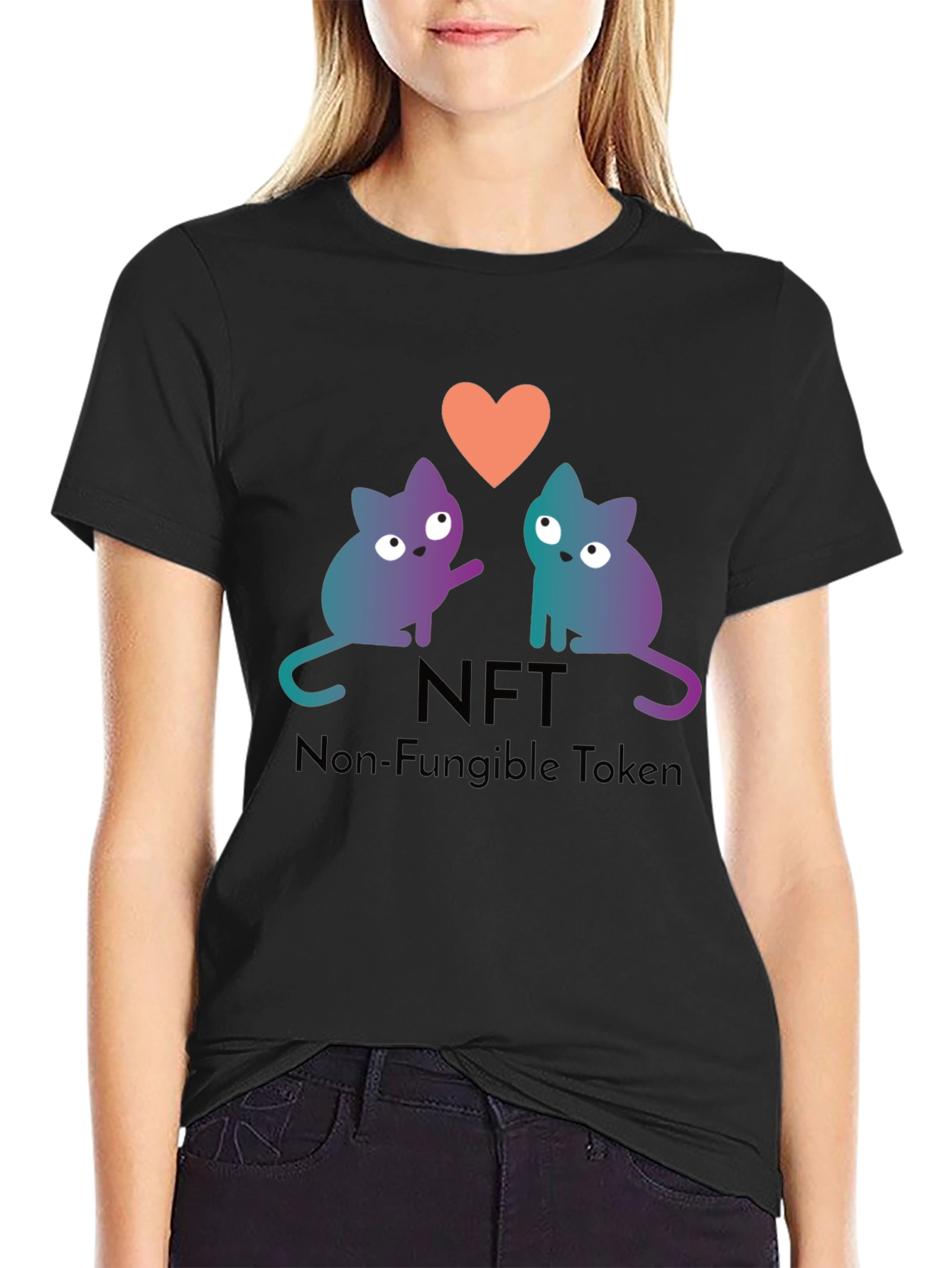 NFT Cat Lover T-Shirt - Non-Fungible Token Tee