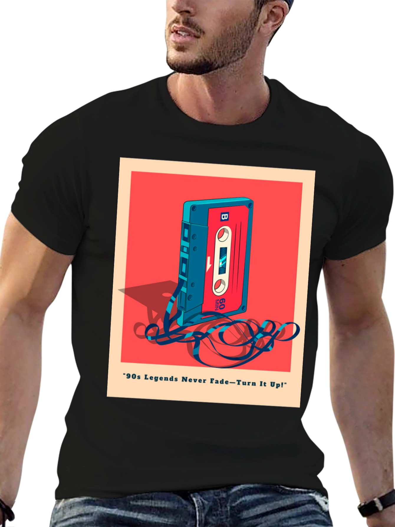 Retro Cassette Tape Graphic Tee
