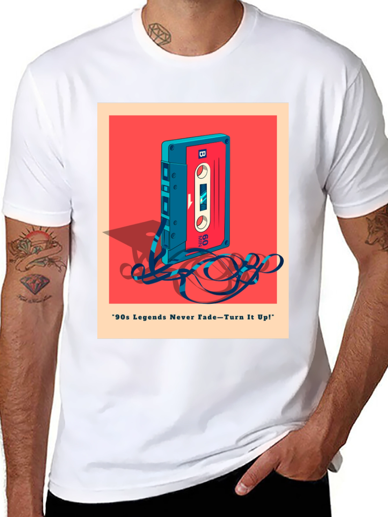 Retro Cassette Tape Graphic Tee