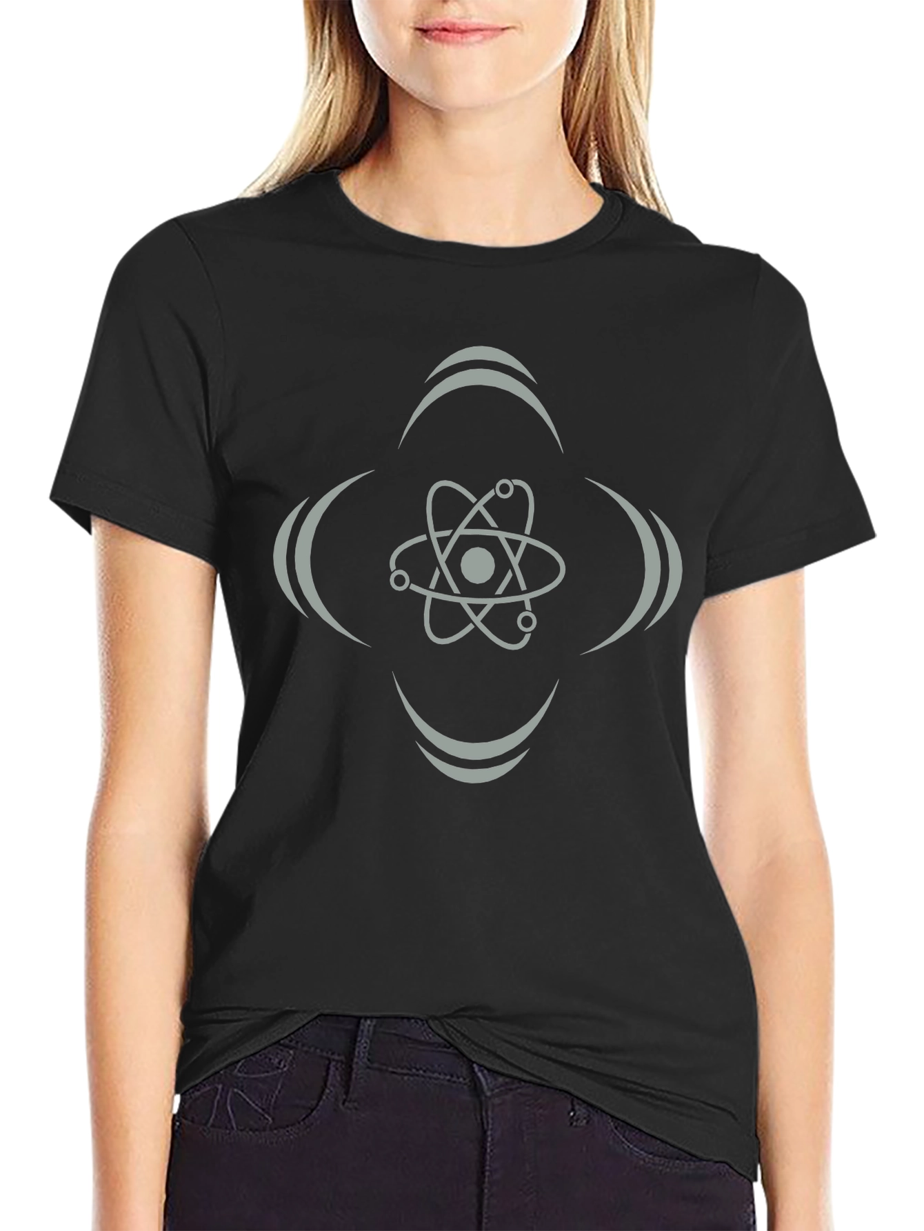 Atom Graphic Tee - Black Science T-Shirt